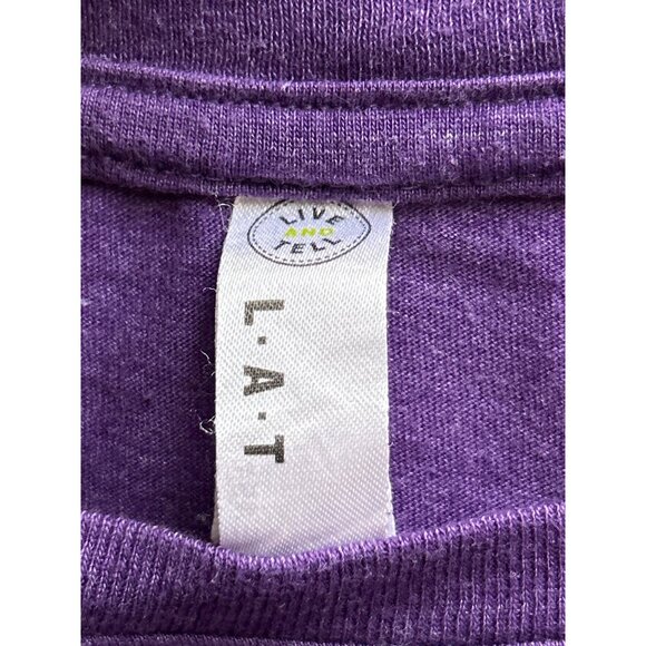 Grand Canyon Ladies L T-Shirt Purple With Tribal Rainbow Design Travel - Picture 4 of 7